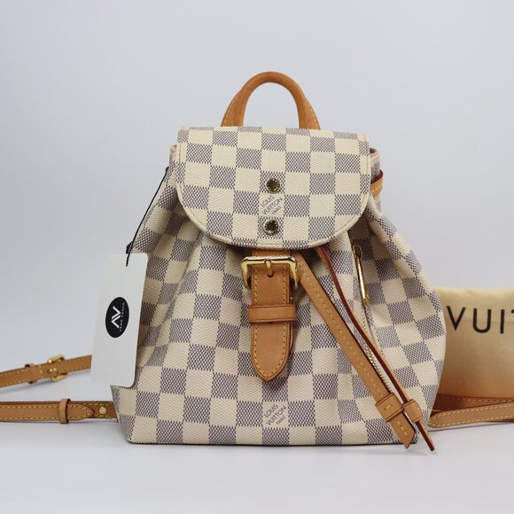Louis Vuitton Damier Azur Sperone BB Backpack - Picture 1 of 16
